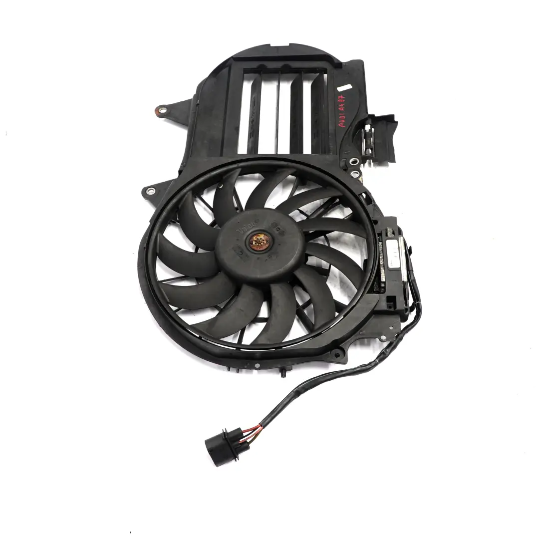 Audi A4 B7 2.0 TDI Engine Cooling Radiator Fan Shroud Motor Unit - SKU 8E0121205AE - Part number 8E0121205AE