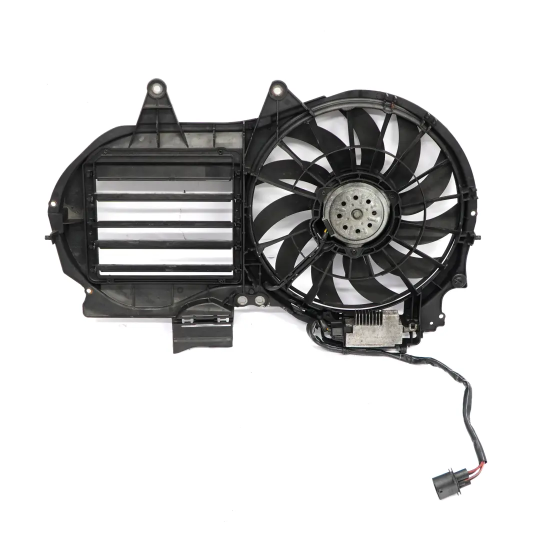 Audi A4 B7 2.0 TDI Engine Cooling Radiator Fan Shroud Motor Unit - SKU 8E0121205AE - Part number 8E0121205AE