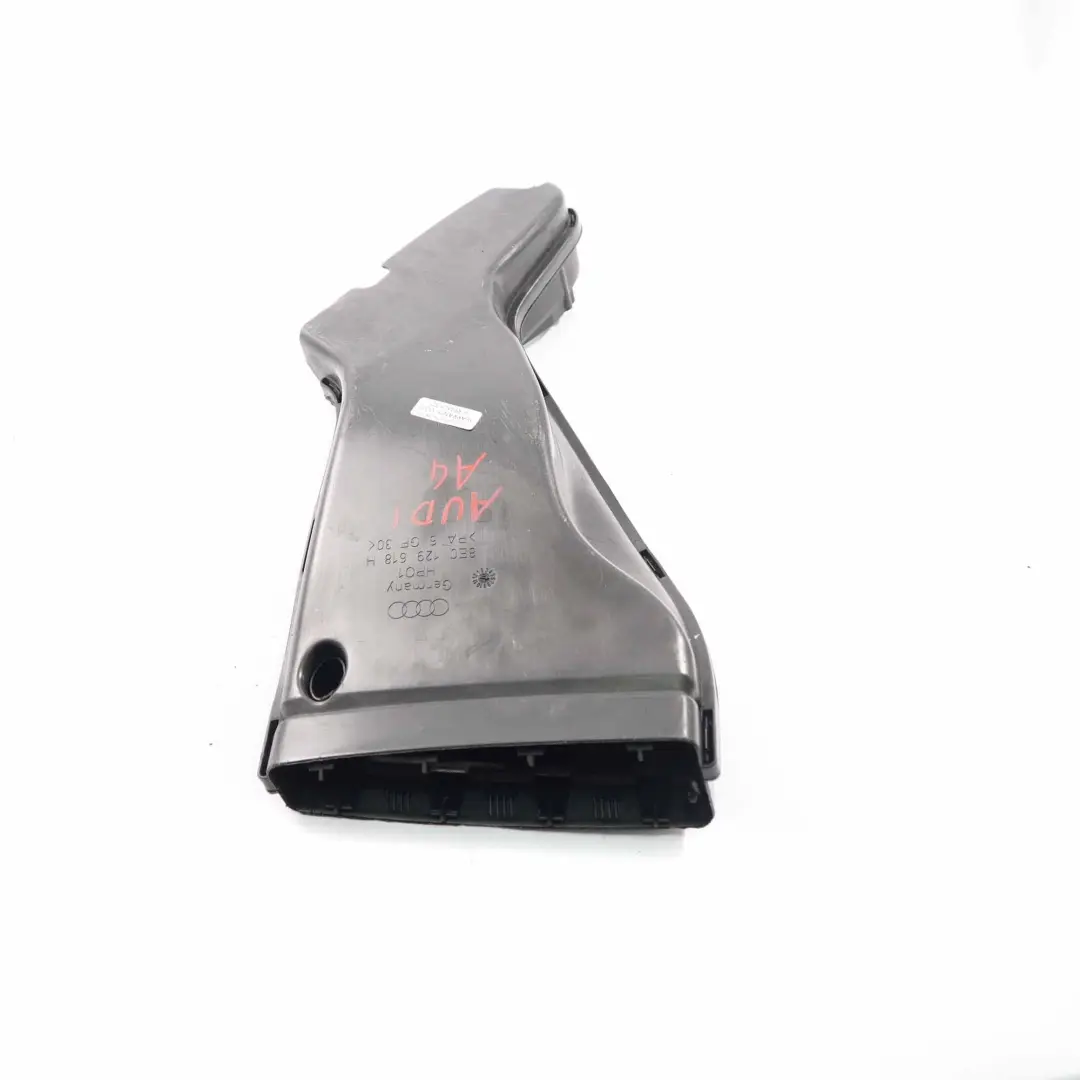 Audi A4 B6 B7 Air Intake Channel Guide Duct Hose Pipe - SKU 8E0129618H - Part number 8E0129618H