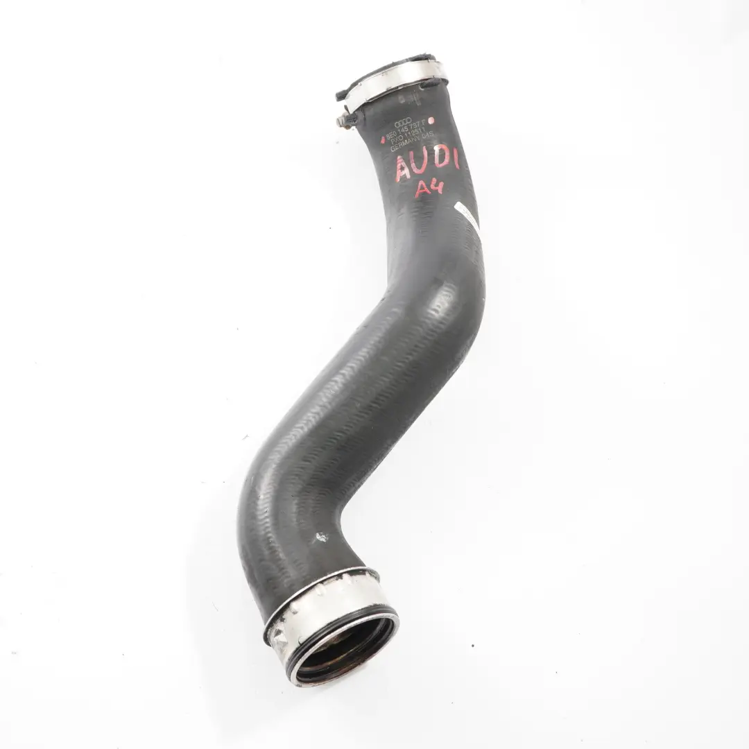 Tubo di aspirazione aria per Audi A4 B7 2.0 TDI Diesel Turbo Intercooler con numero di parte 8E0145737F Audi A4 B7 2.0 TDI Diesel Turbo Intercooler Tubo di aspirazione aria - SKU 8E0145737F - Numero di parte 8E0145737F