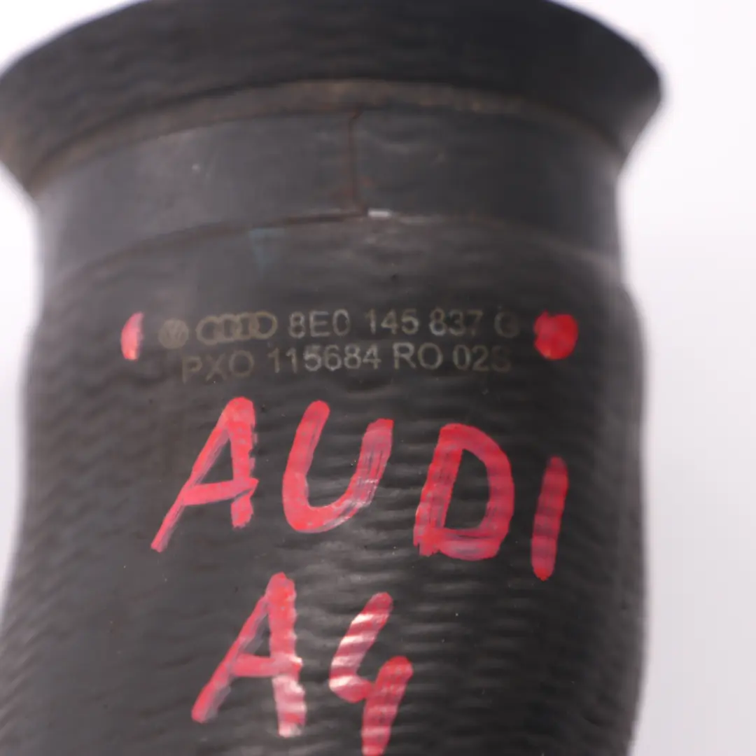 Tuyau d'admission d'air de l'intercooler turbo pour Audi A4 2.0 TDI Diesel à propos du numéro de pièce 8E0145837 Audi A4 2.0 TDI Diesel Tuyau d'admission d'air de l'intercooler turbo - SKU 8E0145837 - Numéro de pièce 8E0145837