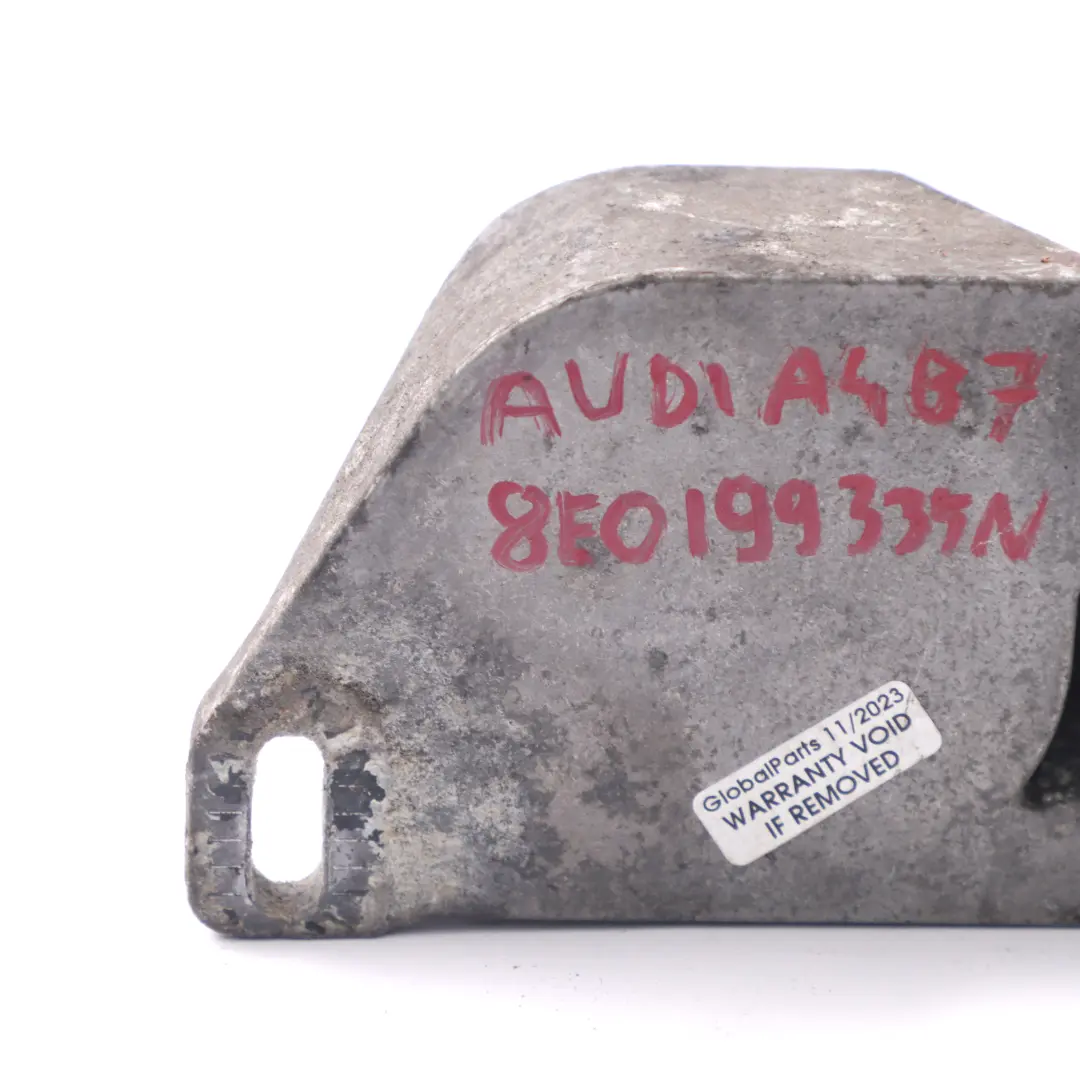 Supporto motore Audi A4 B7 1.9 TDI Diesel Supporto staffa portante per con numero di parte 8E0199335N Supporto motore Audi A4 B7 1.9 TDI Diesel Supporto staffa portante - SKU 8E0199335N - Numero di parte 8E0199335N