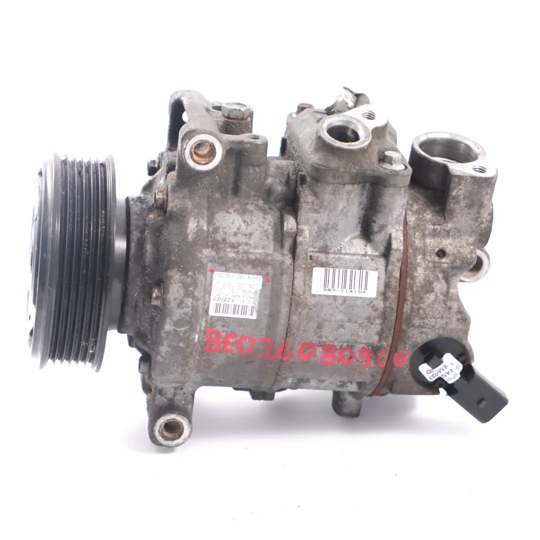 Audi Volkswagen Seat Skoda Sprężarka Kompresor Klimatyzacji - SKU 8E0260805BS - Numer Części 8E0260805BS