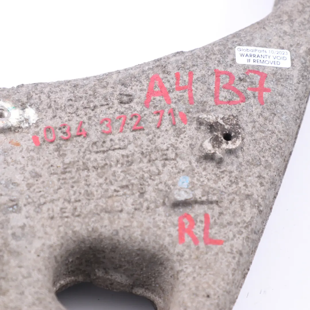 Audi A4 B7 Rear Wishbone Lower Control Arm Axle Suspension Left N/S 03437271 - SKU 8E0505311AF - Part number 8E0505311AF