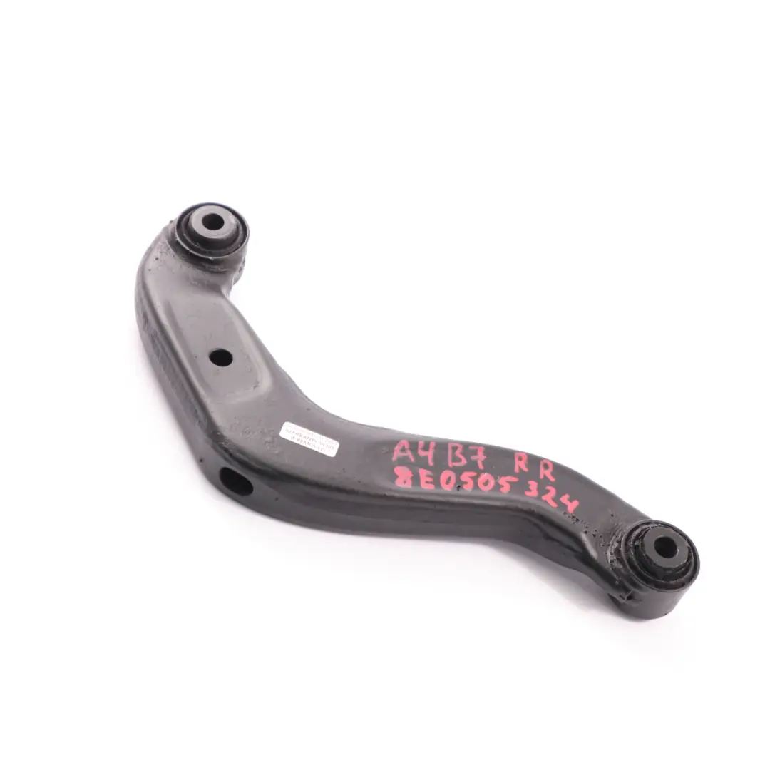 Braccio controllo posteriore dell'asse sospensione destra per Audi A4 B7 con numero di parte 8E0505324 Audi A4 B7 Braccio controllo posteriore dell'asse sospensione destra - SKU 8E0505324 - Numero di parte 8E0505324