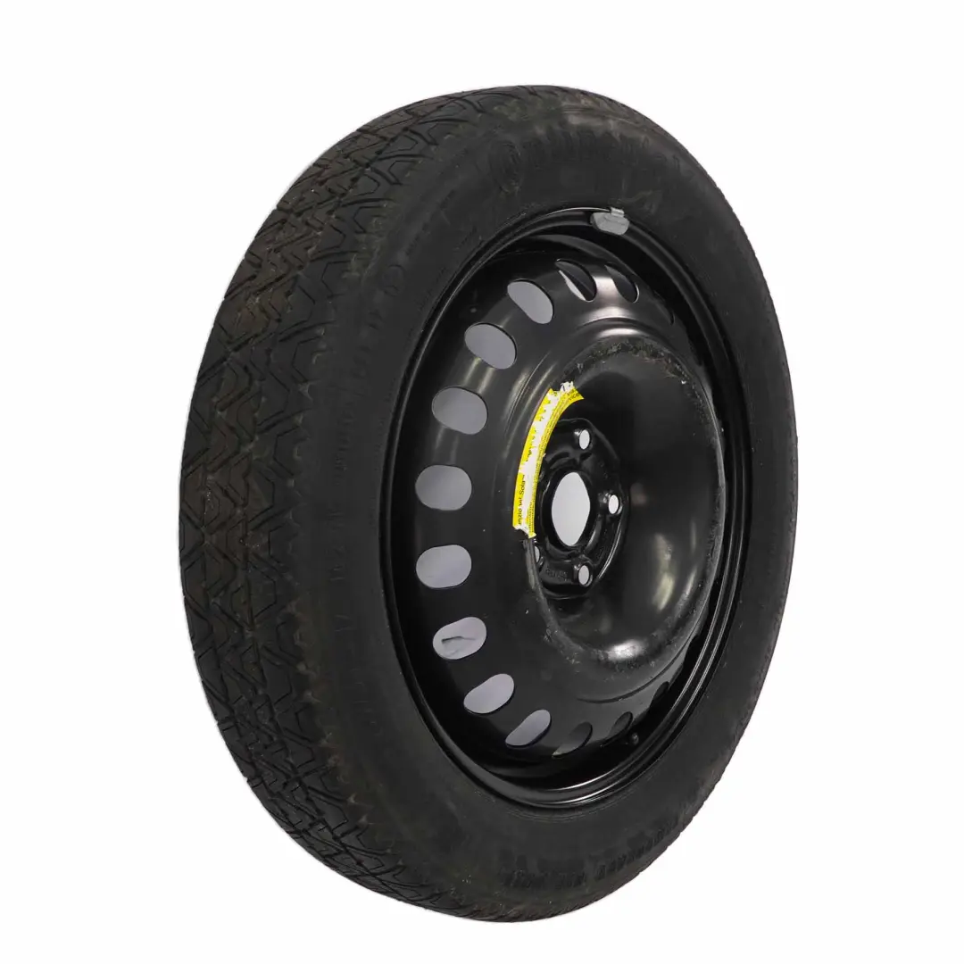 Rueda repuesto Audi A4 B7 compacta Acero R17 4J Continental 125/80 para con número de pieza 8K0601027B Rueda repuesto Audi A4 B7 compacta Acero R17 4J Continental 125/80 - SKU 8E0601027C - Número de pieza 8K0601027B