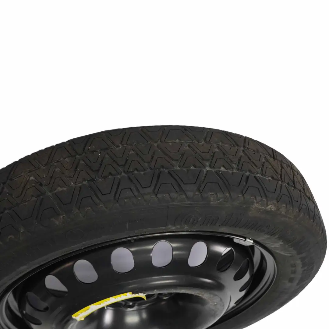  Roue secours Audi A4 B7 Roue compacte Acier R17 4J Continental 125/80 - SKU 8E0601027C - Numéro de pièce 8K0601027B