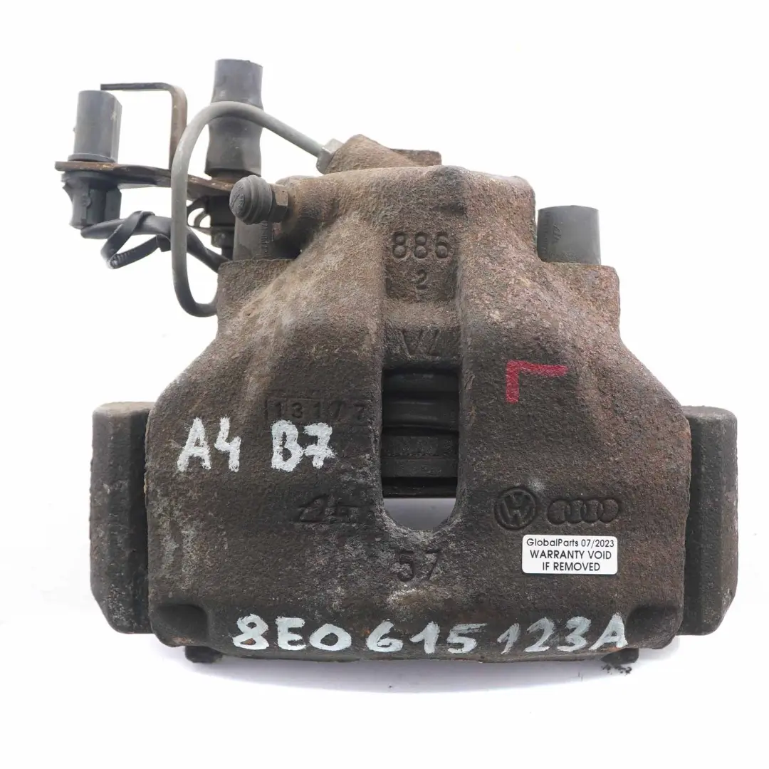Audi A4 B7 Bremssattel vorne links Radbremseinheit Gehäuse - SKU 8E0615123A - Teilenummer 8E0615123A