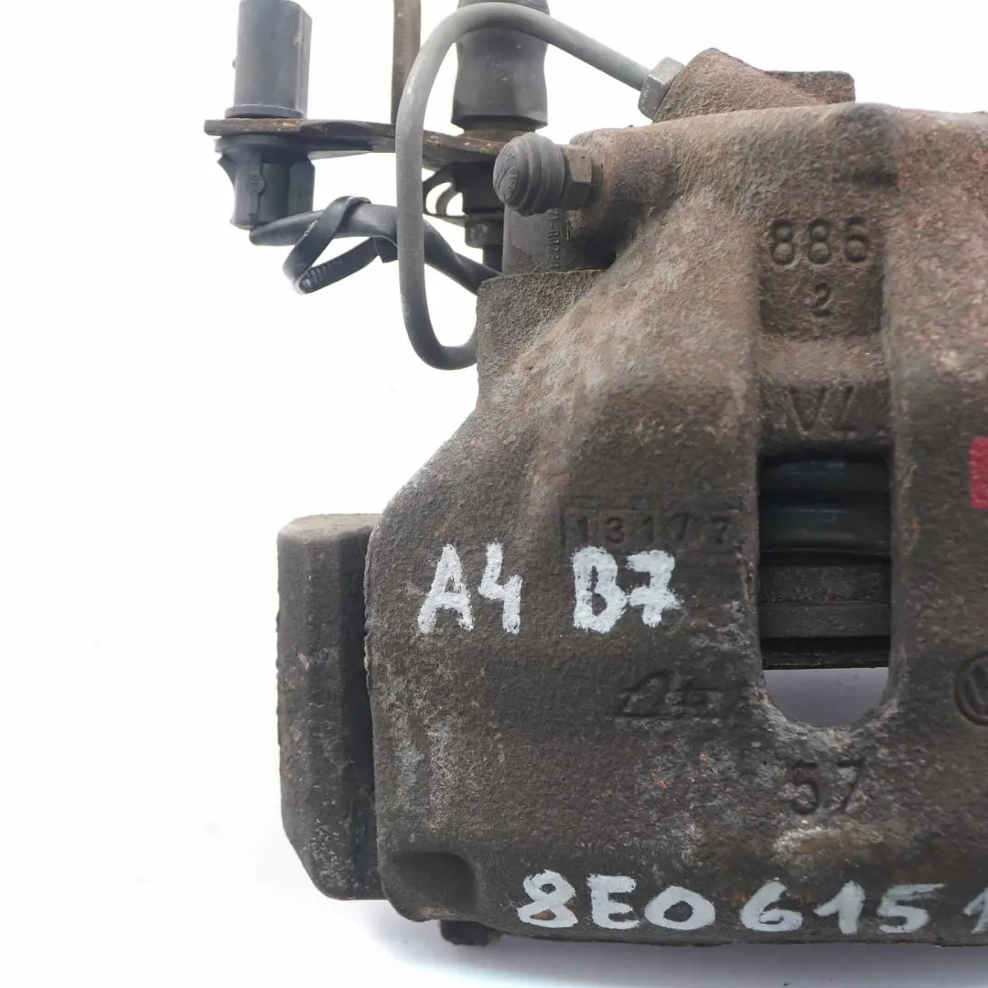 Audi A4 B7 Bremssattel vorne links Radbremseinheit Gehäuse - SKU 8E0615123A - Teilenummer 8E0615123A