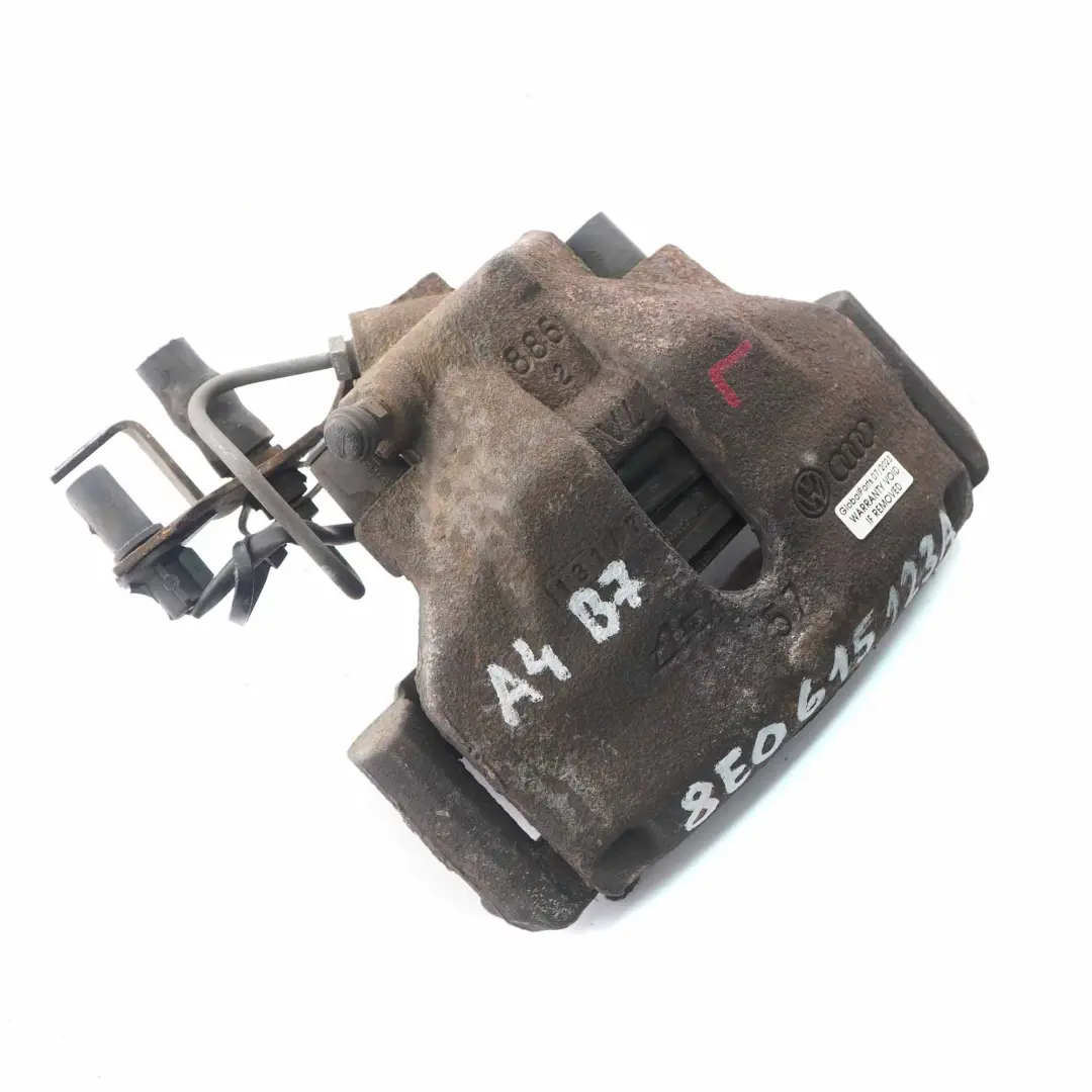 Pinza freno anteriore sinistra Unità freno Alloggiamento per Audi A4 B7 con numero di parte 8E0615123A Audi A4 B7 Pinza freno anteriore sinistra Unità freno Alloggiamento - SKU 8E0615123A - Numero di parte 8E0615123A