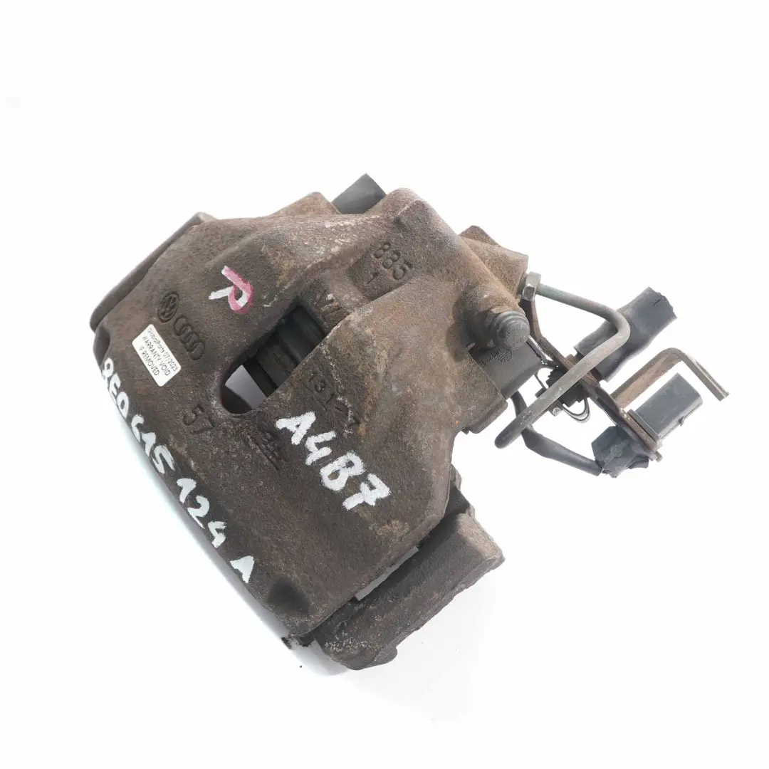 Pinza de Freno Delantera Derecha Unidad de Freno Rueda para Audi A4 B7 con número de pieza 8E0615124A Audi A4 B7 Pinza de Freno Delantera Derecha Unidad de Freno Rueda - SKU 8E0615124A - Número de pieza 8E0615124A