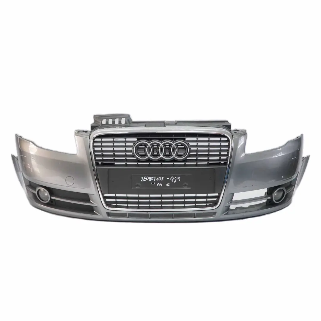 Front Bumper Panel Cover Quartz Grey Metallic - LY7G to Audi A4 B7 with Part number 8E0807105 Audi A4 B7 Front Bumper Panel Cover Quartz Grey Metallic - LY7G - SKU 8E0807105-QGR - Part number 8E0807105