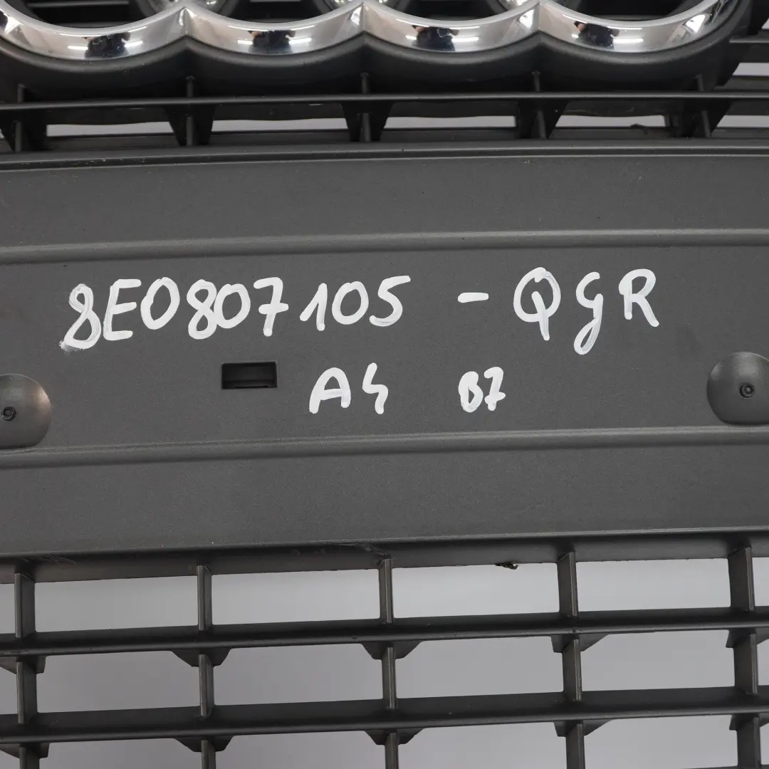 Audi A4 B7 Front Bumper Panel Cover Quartz Grey Metallic - LY7G - SKU 8E0807105-QGR - Part number 8E0807105