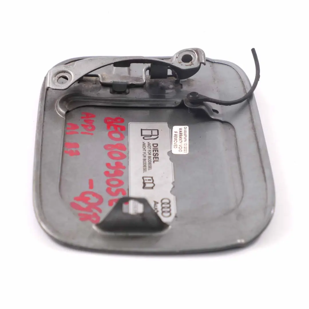 Audi A4 B7 Fuel Filler Flap Tank Cap Cover Quartz Grey - LY7G - SKU 8E0809905E-QGR - Part number 8E0809905E