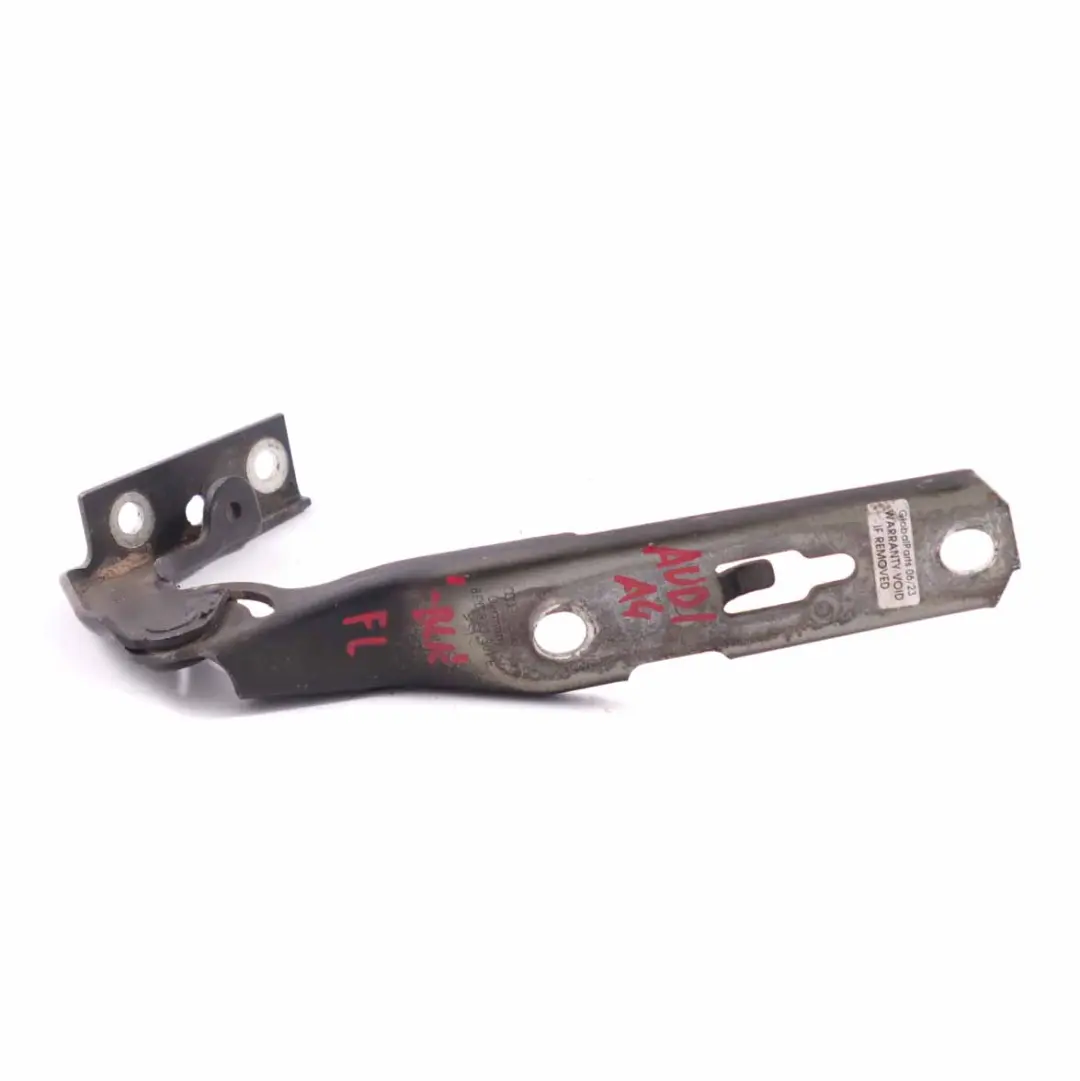 Audi A4 B7 Hood Bonnet Hinge Front Left N/S Black - SKU 8E0823301E-BLK - Part number 8E0823301E
