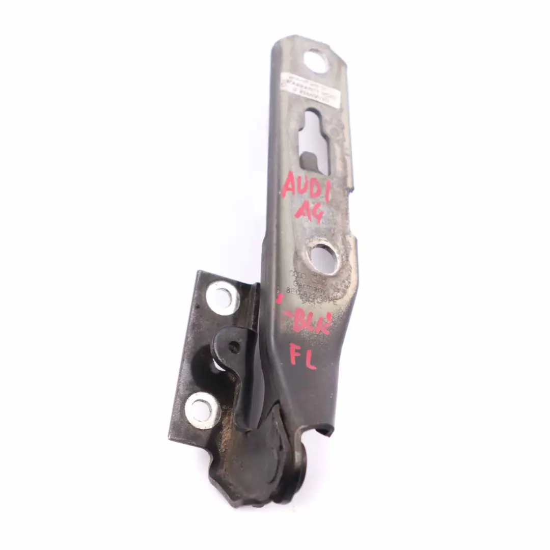 Audi A4 B7 Hood Bonnet Hinge Front Left N/S Black - SKU 8E0823301E-BLK - Part number 8E0823301E
