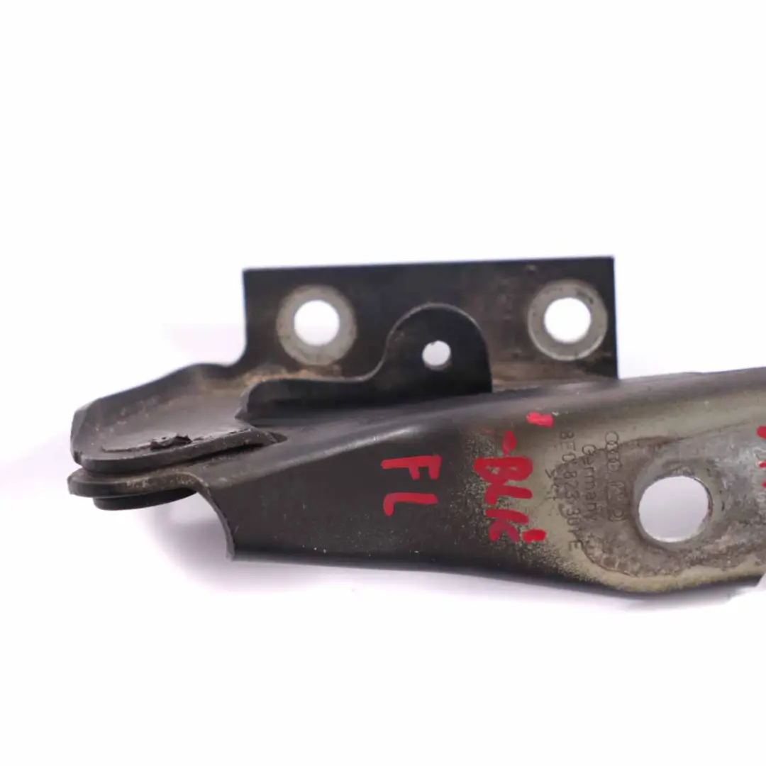 Charnière de capot avant gauche Noir pour Audi A4 B7 à propos du numéro de pièce 8E0823301E Audi A4 B7 Charnière de capot avant gauche Noir - SKU 8E0823301E-BLK - Numéro de pièce 8E0823301E