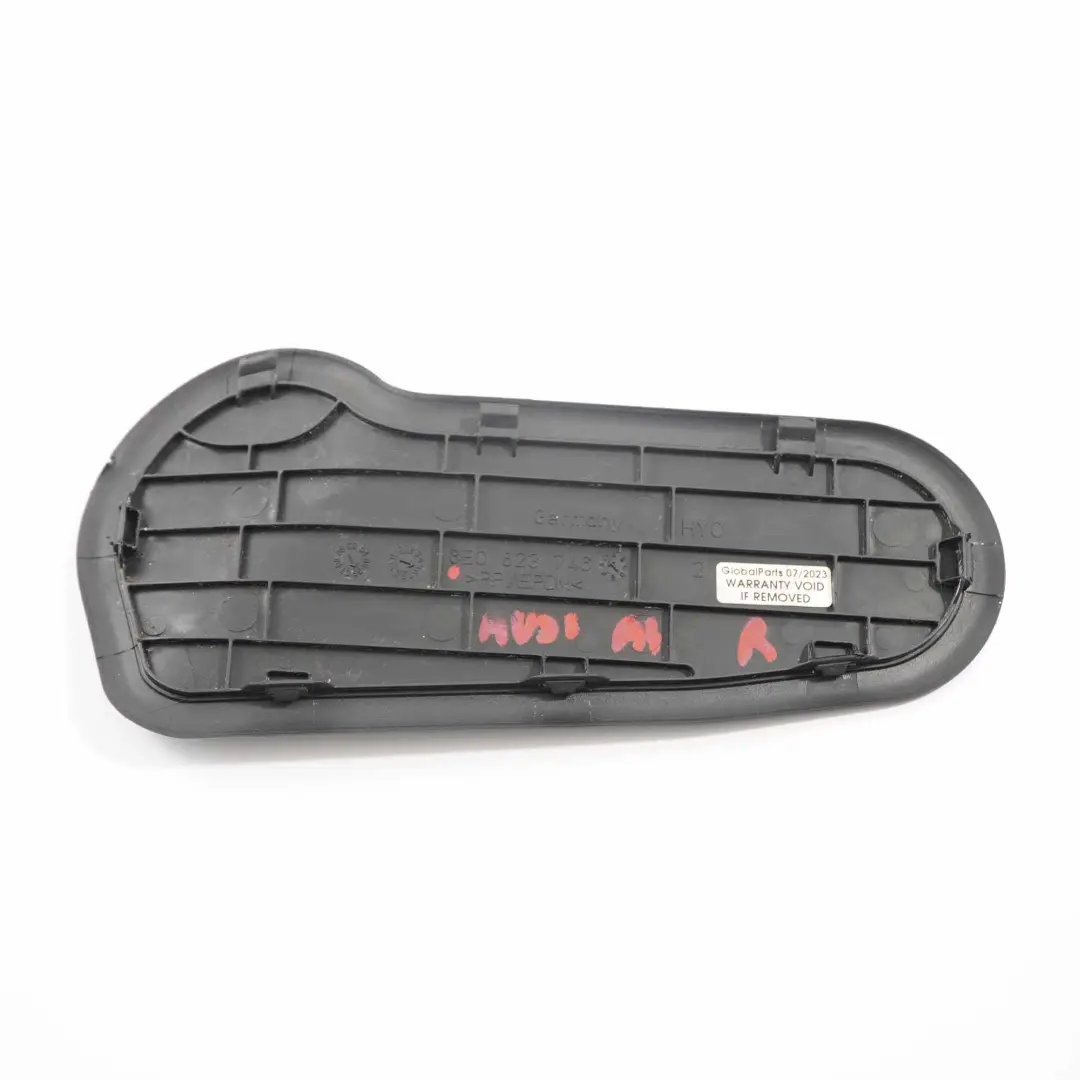 Audi A4 B7 Windscreen Washer Cover Windshield Cap Flap Right O/S - SKU 8E0823746 - Part number 8E0823746