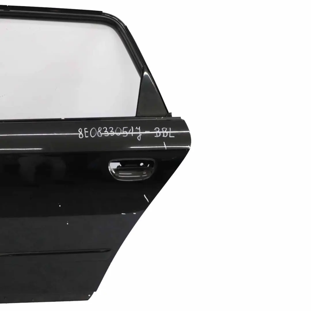Rear Door Audi A4 Avant Left N/S Brilliant Black - LY9B - SKU 8E0833051J-BBL - Part number 8E0833051J