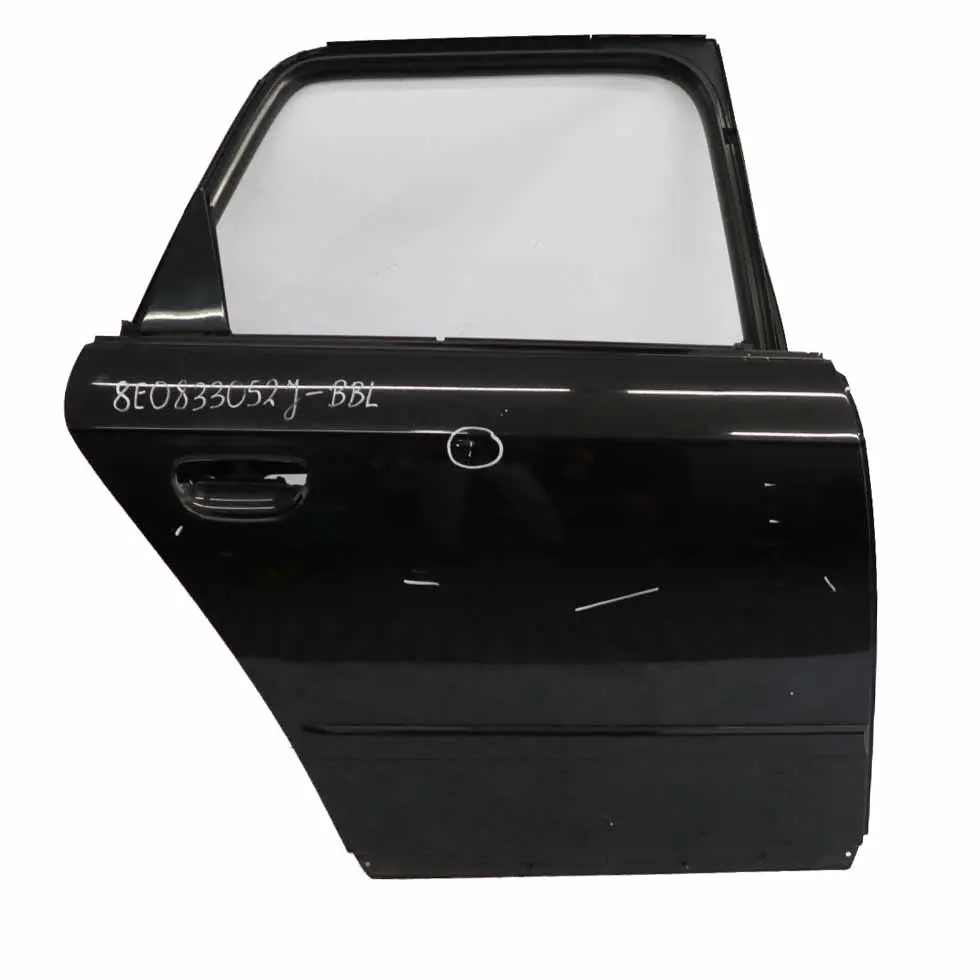 Rear Door Audi A4 Avant Right O/S Brilliant Black - LY9B - SKU 8E0833052J-BBL - Part number 8E0833052J