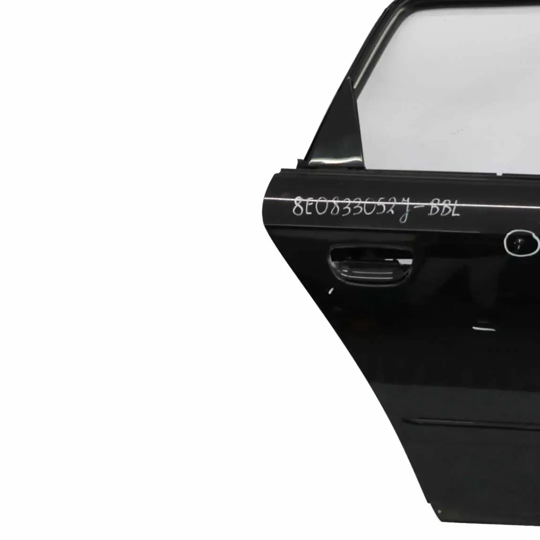 Rear Door Audi A4 Avant Right O/S Brilliant Black - LY9B - SKU 8E0833052J-BBL - Part number 8E0833052J