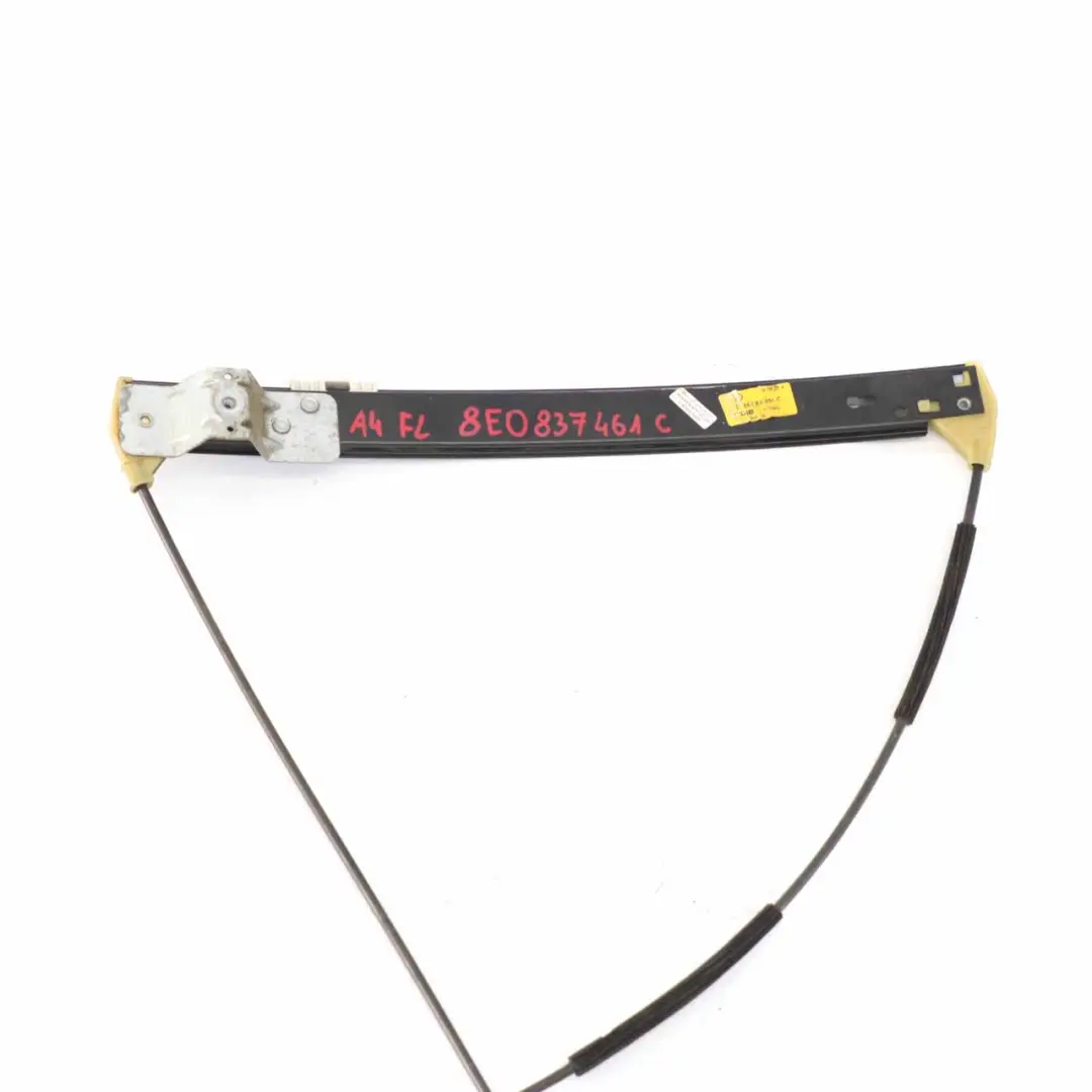 Window Lifter Front Left N/S Window Regulator Panel Audi A4 B7 - SKU 8E0837461C - Part number 8E0837461C