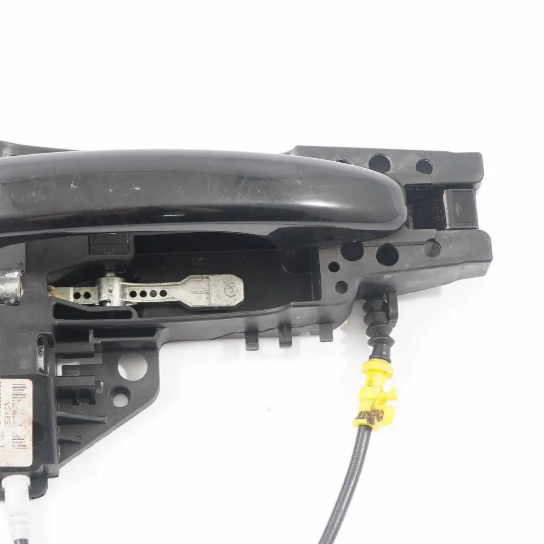 Handle Grab Rear Door Right O/S Outside Brilliant Black Metallic LY9B to Audi A4 B8 with Part number 8E0839207 Audi A4 B8 Handle Grab Rear Door Right O/S Outside Brilliant Black Metallic LY9B - SKU 8E0839207-BBL - Part number 8E0839207