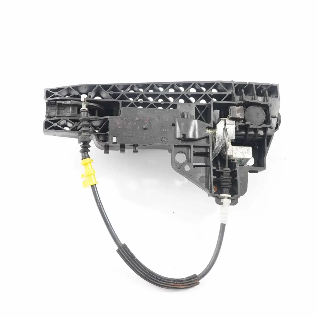 Handle Grab Rear Door Right O/S Outside Brilliant Black Metallic LY9B to Audi A4 B8 with Part number 8E0839207 Audi A4 B8 Handle Grab Rear Door Right O/S Outside Brilliant Black Metallic LY9B - SKU 8E0839207-BBL - Part number 8E0839207