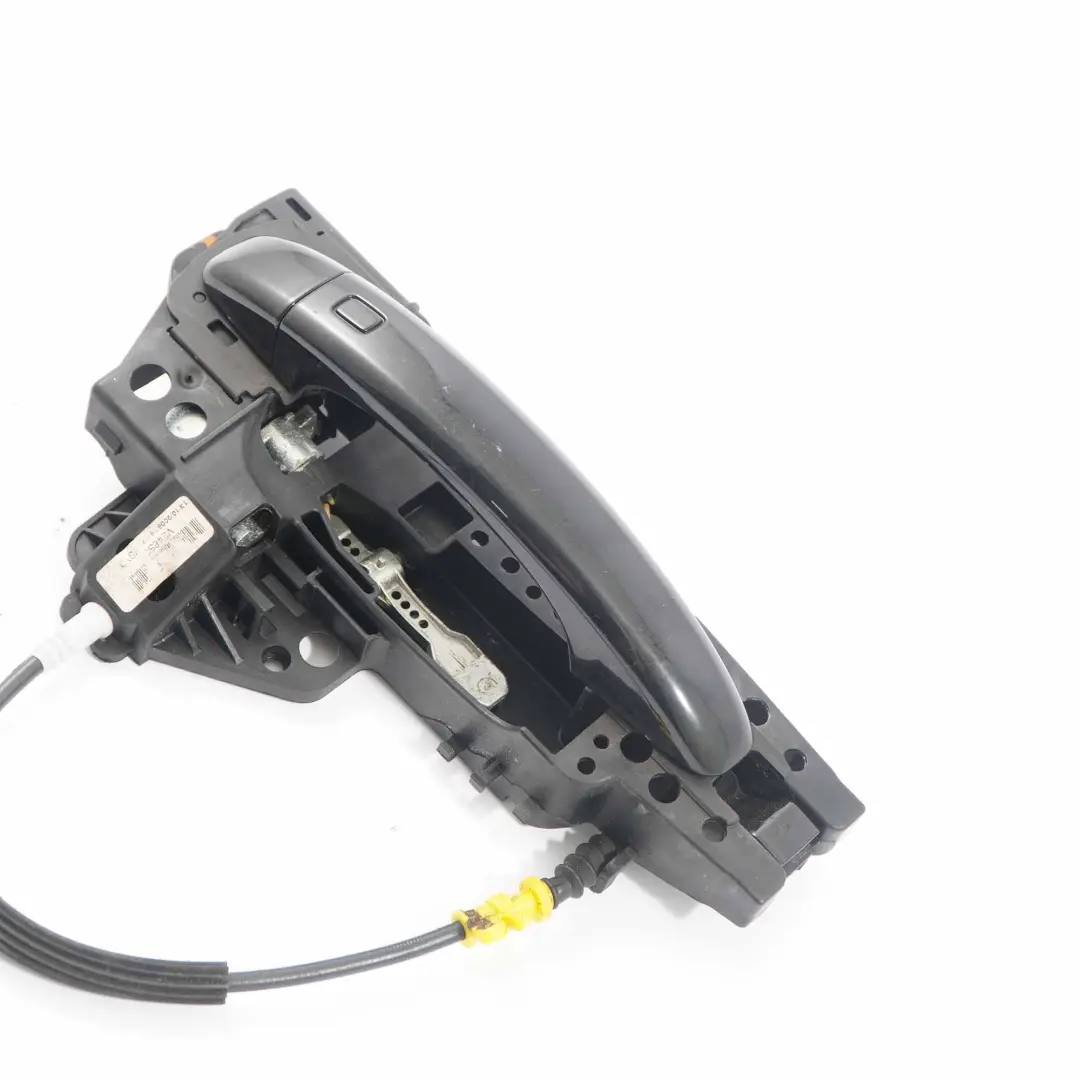 Handle Grab Rear Door Right O/S Outside Brilliant Black Metallic LY9B to Audi A4 B8 with Part number 8E0839207 Audi A4 B8 Handle Grab Rear Door Right O/S Outside Brilliant Black Metallic LY9B - SKU 8E0839207-BBL - Part number 8E0839207
