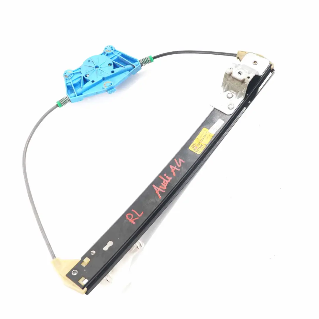Audi A4 B7 Window Lifter Rear Door Left N/S Regulator Mechanism - SKU 8E0839461B - Part number 8E0839461B