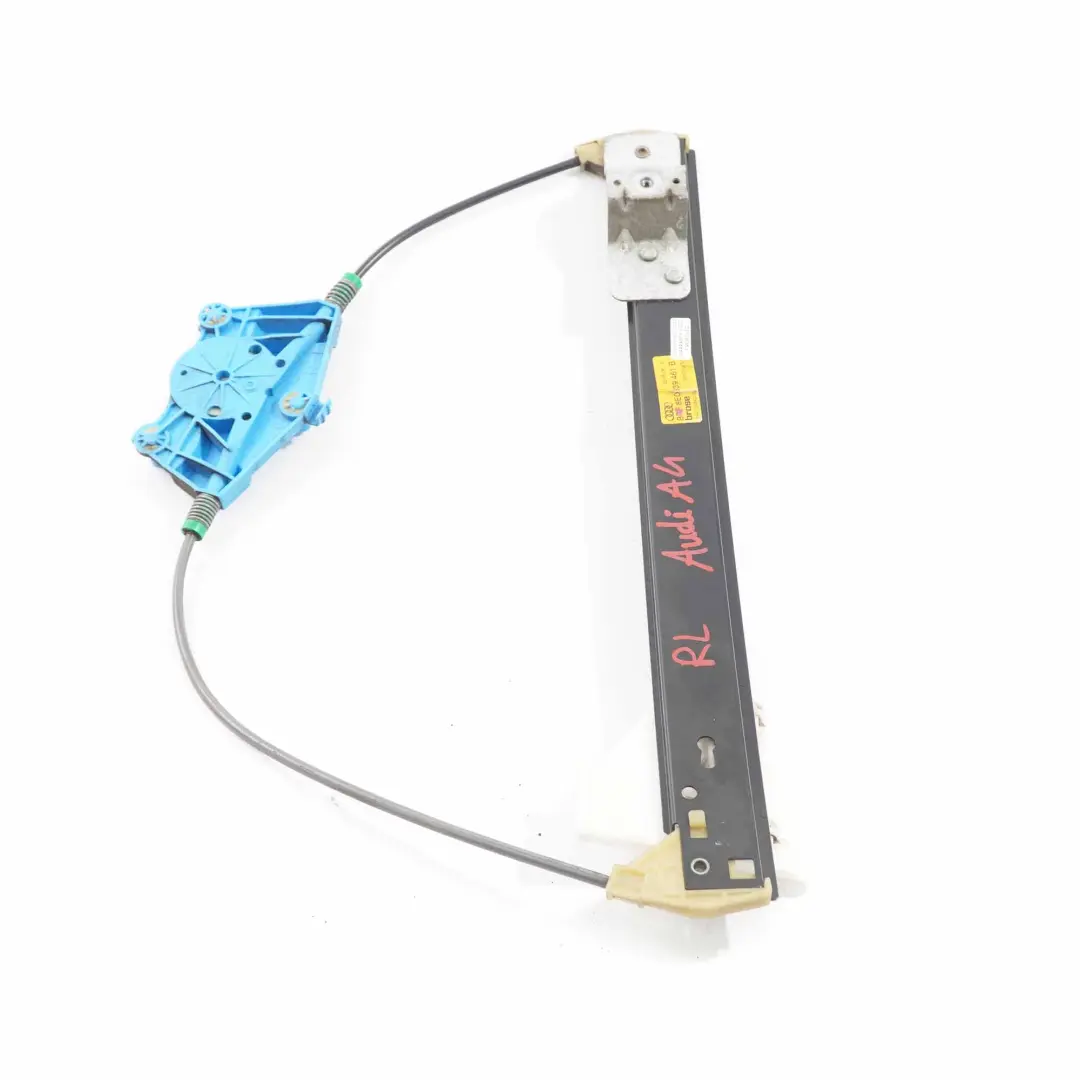 Fenster Heber Hintere Tür Links N/S Regulator Mechanismus für Audi A4 B7 mit Teilenummer 8E0839461B Audi A4 B7 Fenster Heber Hintere Tür Links N/S Regulator Mechanismus - SKU 8E0839461B - Teilenummer 8E0839461B