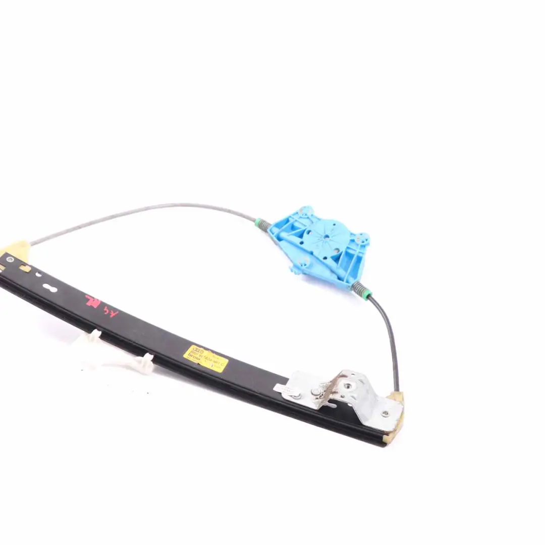 Fensterheber hintere Tür links Regulator Mechanismus für Audi A4 B7 mit Teilenummer 8E0839461C Audi A4 B7 Fensterheber hintere Tür links Regulator Mechanismus - SKU 8E0839461C - Teilenummer 8E0839461C