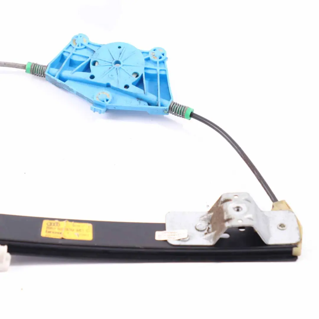 Fensterheber hintere Tür links Regulator Mechanismus für Audi A4 B7 mit Teilenummer 8E0839461C Audi A4 B7 Fensterheber hintere Tür links Regulator Mechanismus - SKU 8E0839461C - Teilenummer 8E0839461C