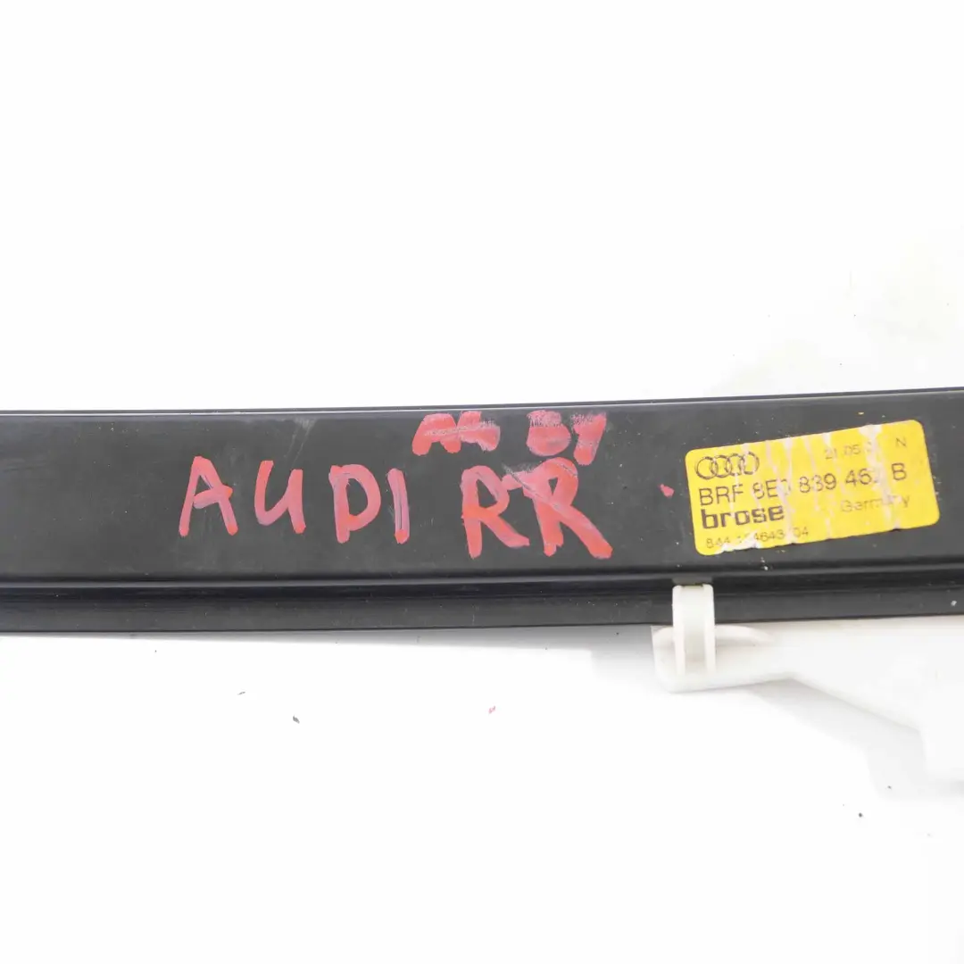 Audi A4 B7 Window Lifter Rear Door Right O/S Regulator Mechanism - SKU 8E0839462B - Part number 8E0839462B