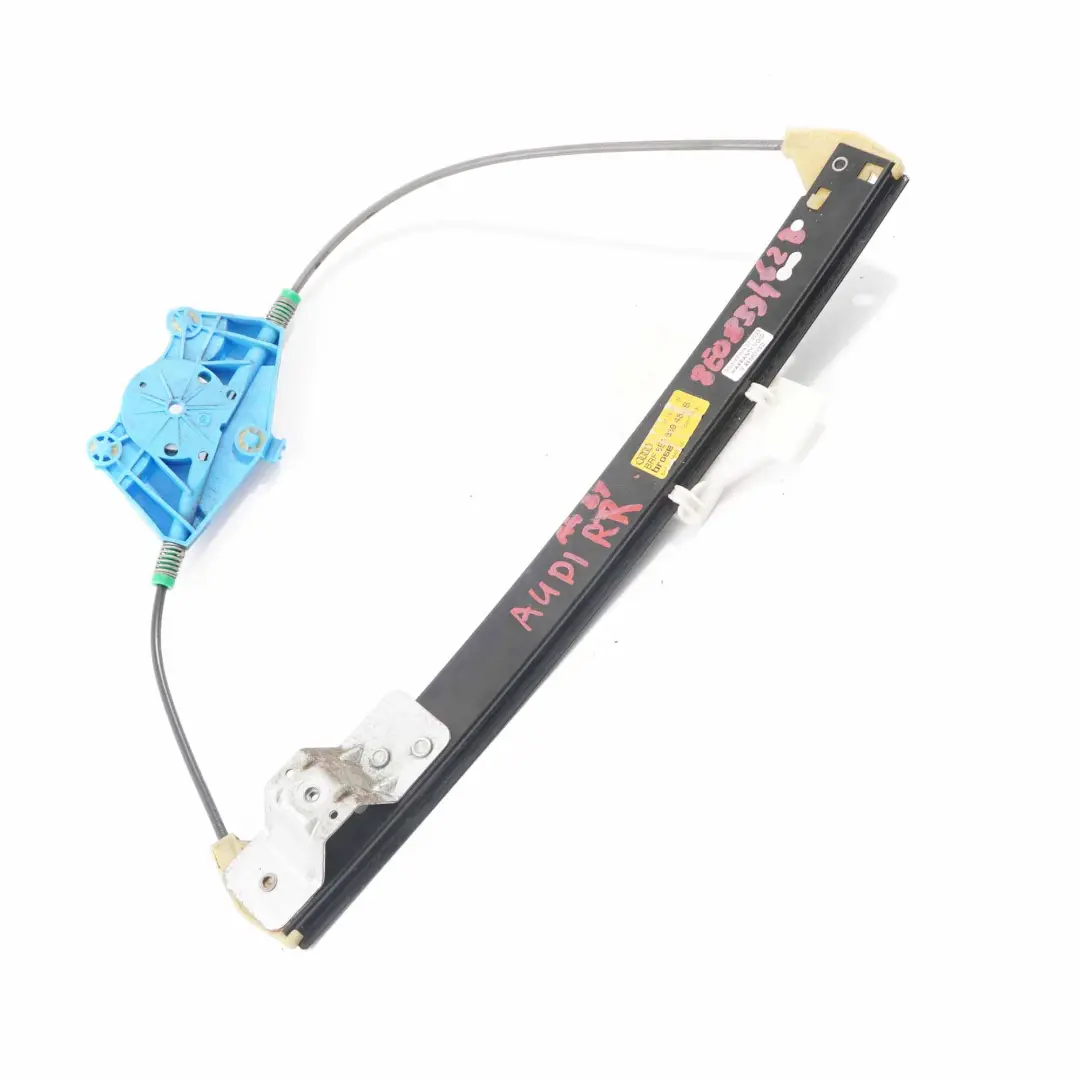 Audi A4 B7 Window Lifter Rear Door Right O/S Regulator Mechanism - SKU 8E0839462B - Part number 8E0839462B