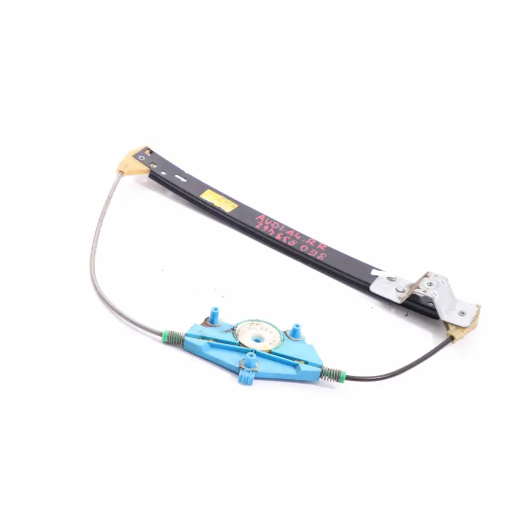 Elevalunas Puerta Trasera Derecha Mecanismo Regulador para Audi A4 B7 con número de pieza 8E0839462C Audi A4 B7 Elevalunas Puerta Trasera Derecha Mecanismo Regulador - SKU 8E0839462C - Número de pieza 8E0839462C