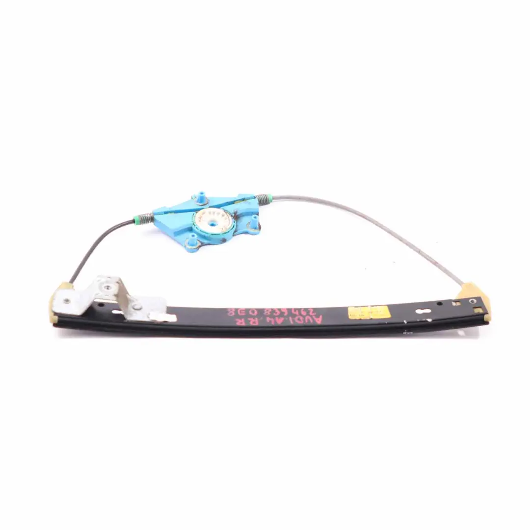 Audi A4 B7 Window Lifter Rear Door Right O/S Regulator Mechanism - SKU 8E0839462C - Part number 8E0839462C