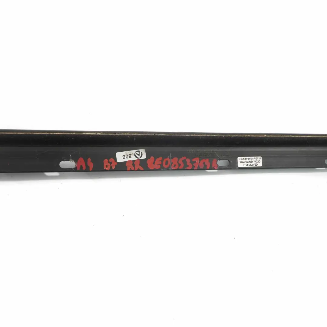Audi A4 B7 Window Seal Door Rear Right O/S Trim Strip Chrome Moulding - SKU 8E0853764B - Part number 8E0853764B