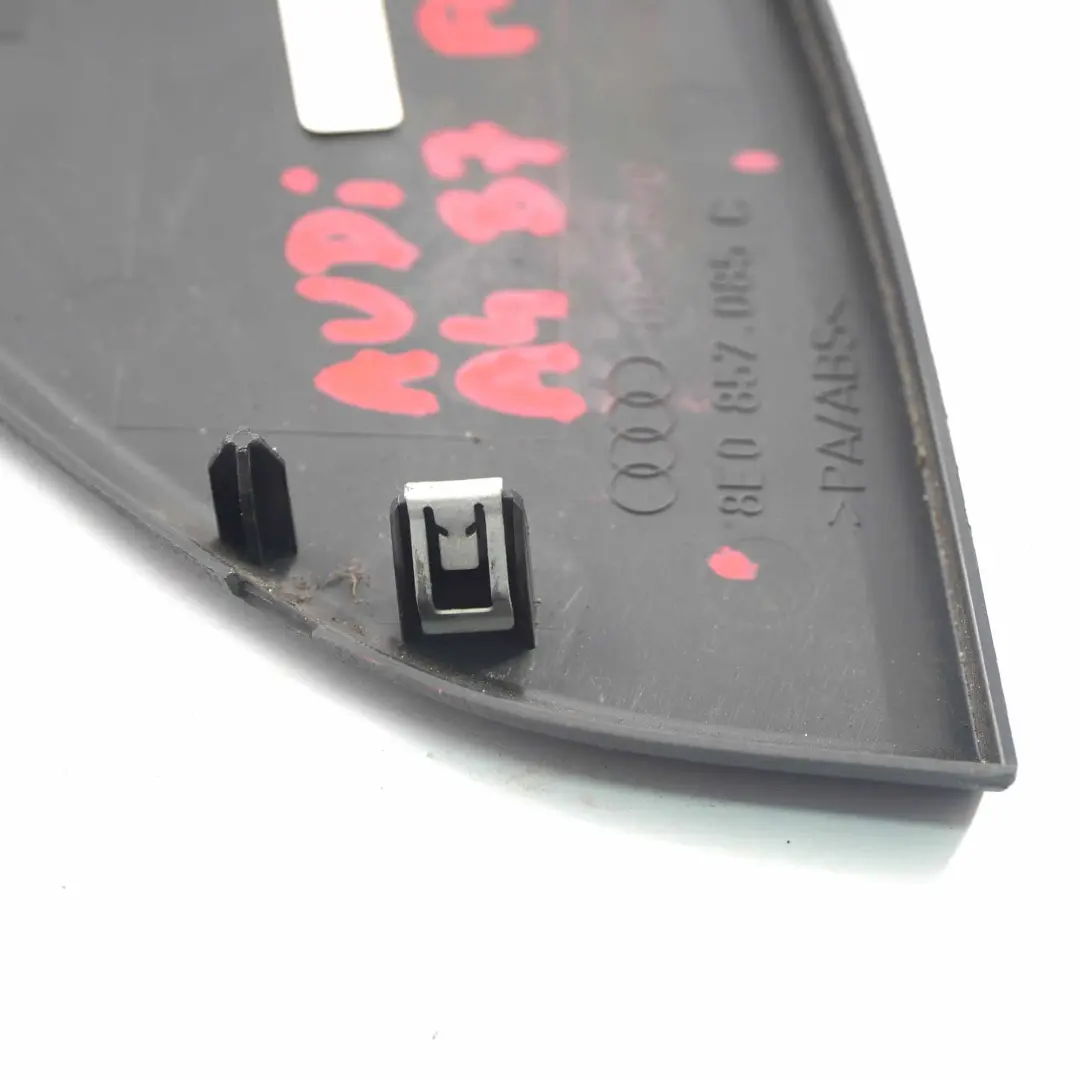 Innenverkleidung Sicherung Raum Abdeckung Klappe Links für Audi A4 B7 mit Teilenummer 8E0857085C Audi A4 B7 Innenverkleidung Sicherung Raum Abdeckung Klappe Links - SKU 8E0857085C - Teilenummer 8E0857085C