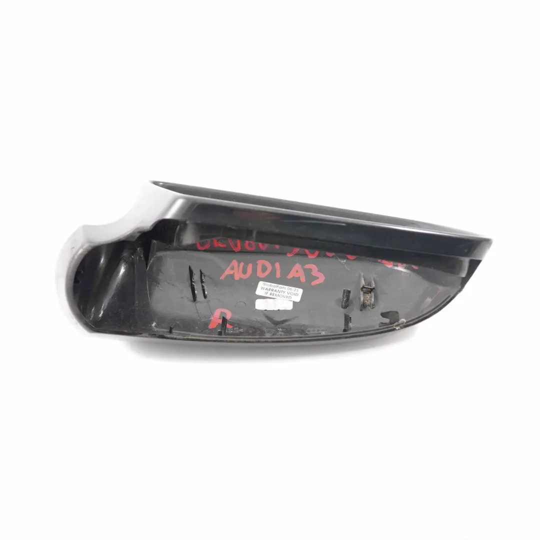  Copri specchietto retrovisore Audi A3 8P Rivestimento destro nero - SKU 8E08575088-ESC - Numero di parte 8E08575088