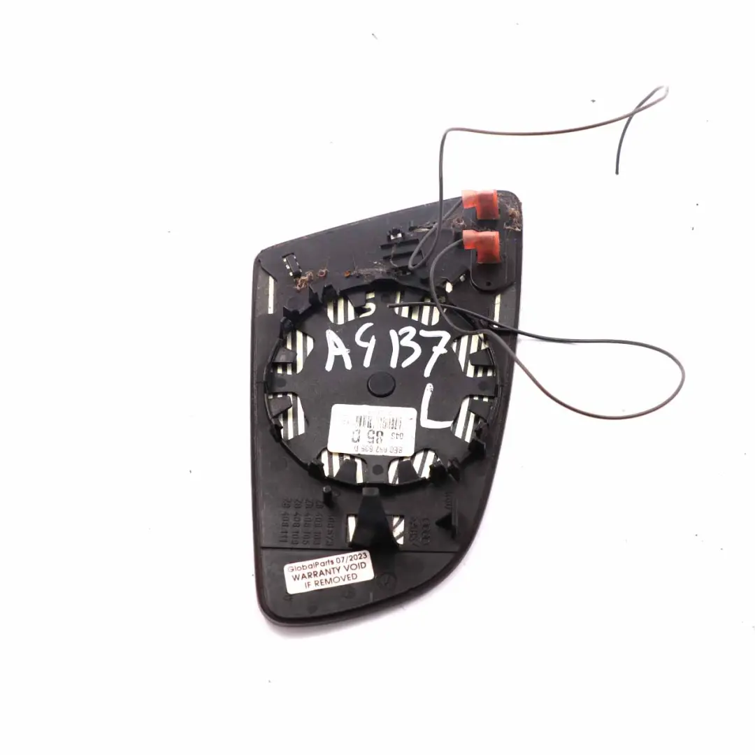 Audi A4 B7 Wing Mirror Glass Door Left N/S Mirror Glazing Heated - SKU 8E0857535D - Part number 8E0857535D
