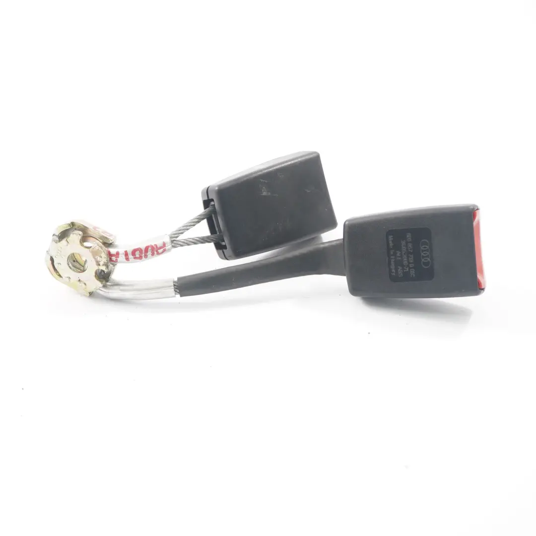 Audi A4 B6 B7 hebilla del cinturón seguridad trasero central pestillo - SKU 8E0857739D - Número de pieza 8E0857739D