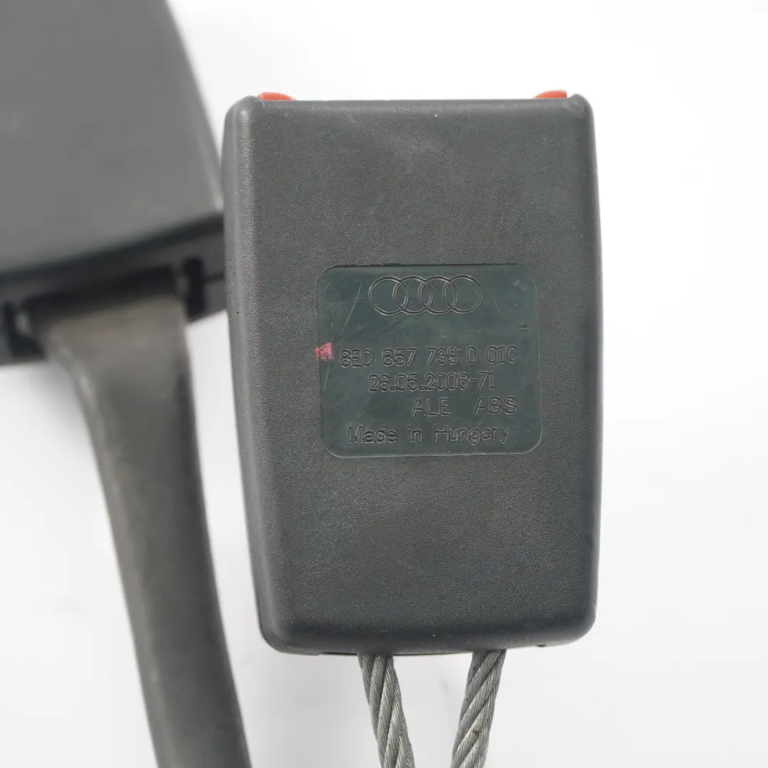 Audi A4 B6 B7 Seat Belt Buckle Rear Centre Middle Double Twin Latch - SKU 8E0857739D - Part number 8E0857739D