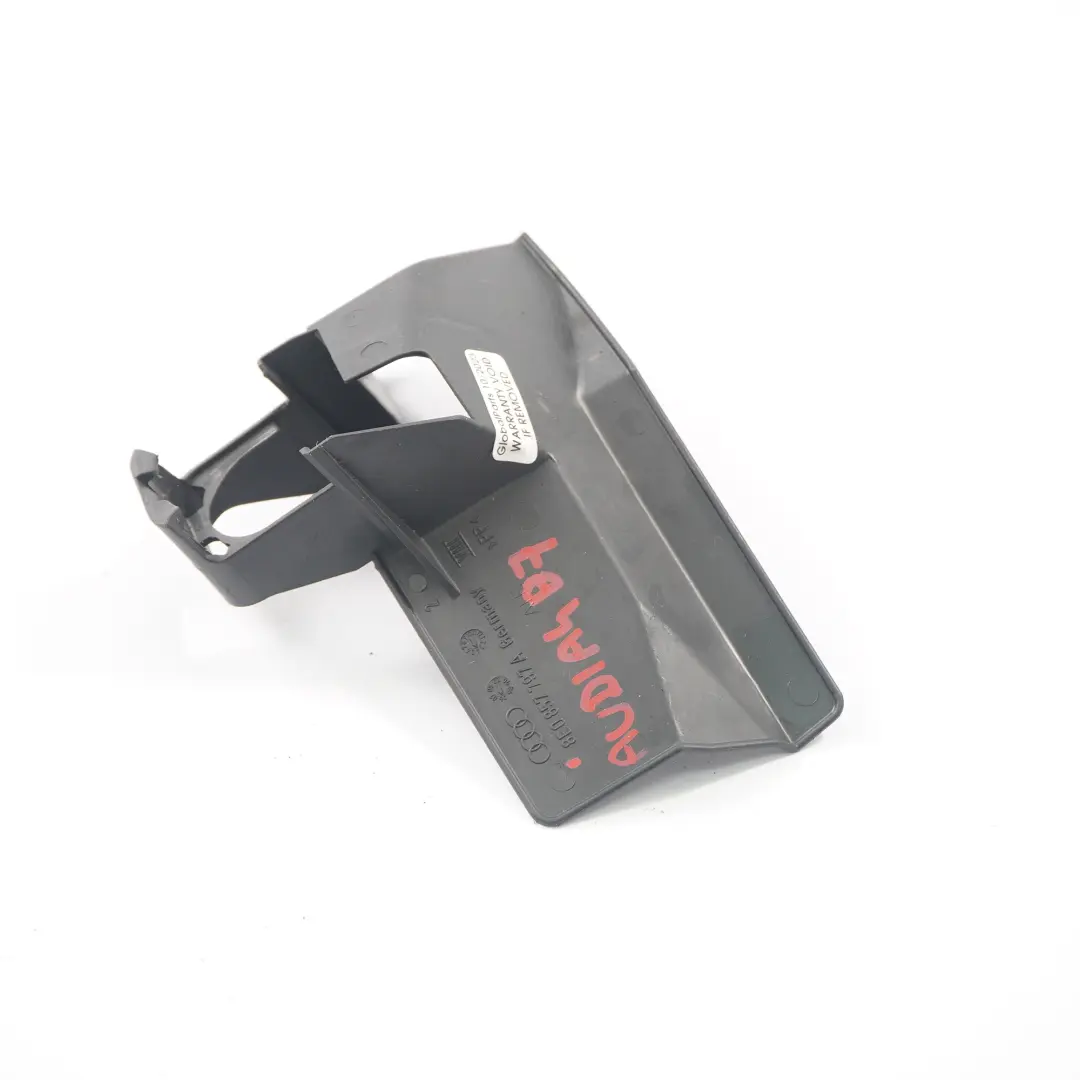 Belt Buckle Rear Middle Bracket Trim Cover to Audi A4 B7 Avant Seat with Part number 8E0857797A Audi A4 B7 Avant Seat Belt Buckle Rear Middle Bracket Trim Cover - SKU 8E0857797A - Part number 8E0857797A