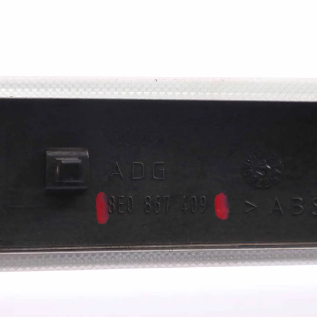 Audi A4 B7 modanatura porta pannello oscillante anteriore sinistra - SKU 8E0867409 - Numero di parte 8E0867409