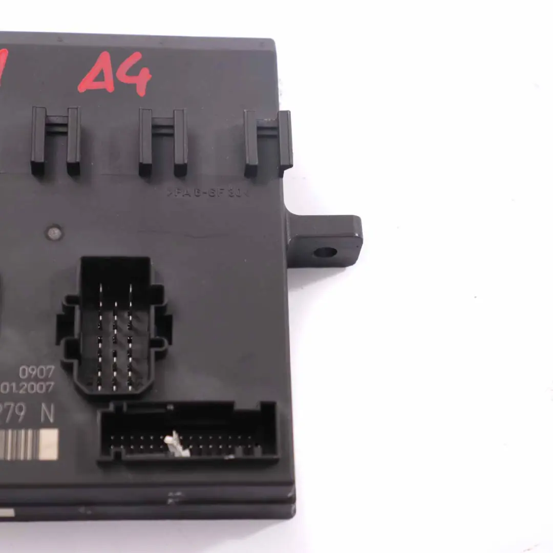 Body Control Module BCM Comfort Control Unit Power Supply to Audi A4 B7 with Part number 8E0907279N Audi A4 B7 Body Control Module BCM Comfort Control Unit Power Supply - SKU 8E0907279N - Part number 8E0907279N