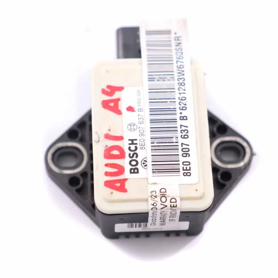 Audi A4 B7 YAW Sensor ESP Rotation Rate Acceleration Control Unit - SKU 8E0907637 - Part number 8E0907637