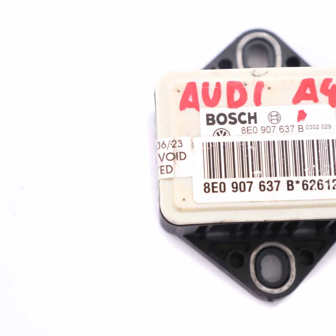 Audi A4 B7 YAW Sensor ESP Rotation Rate Acceleration Control Unit - SKU 8E0907637 - Part number 8E0907637