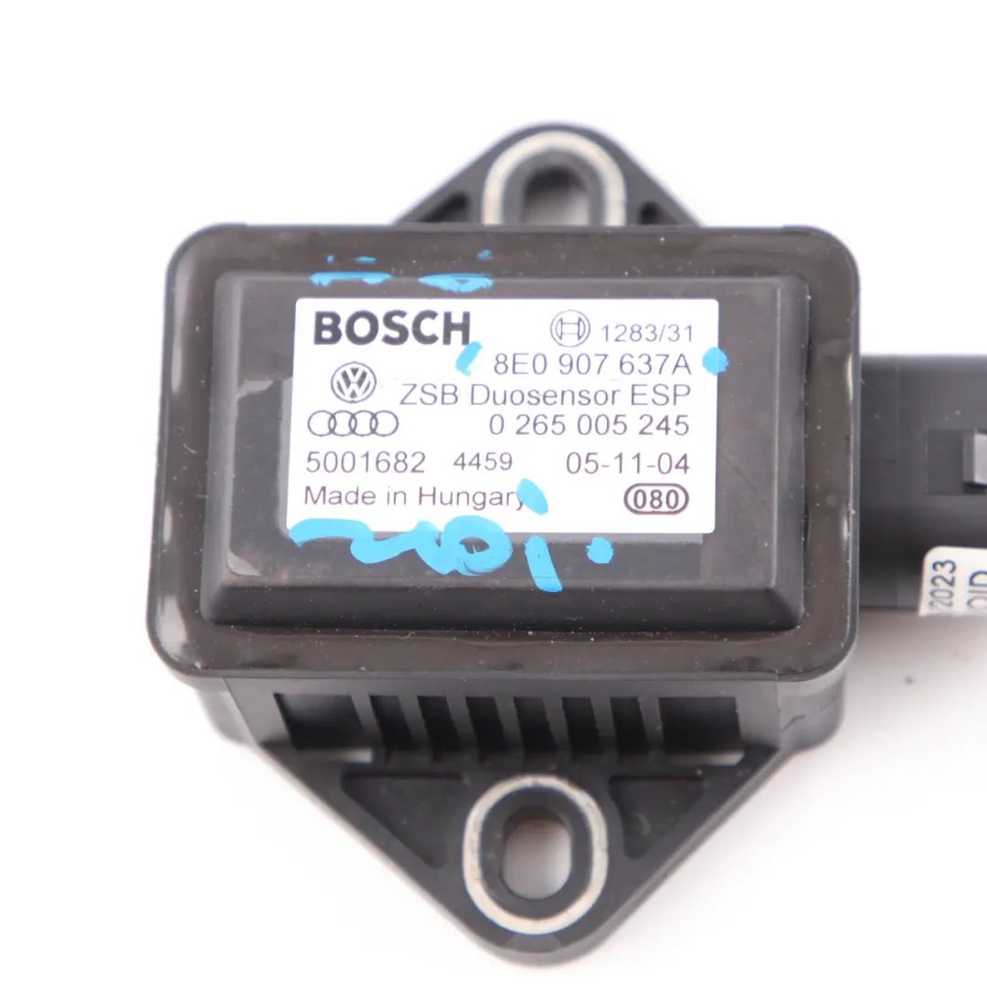 Yaw Sensor ESP Rotation Rate Control Unit Module Audi A6 C5 - SKU 8E0907637A - Part number 8E0907637A