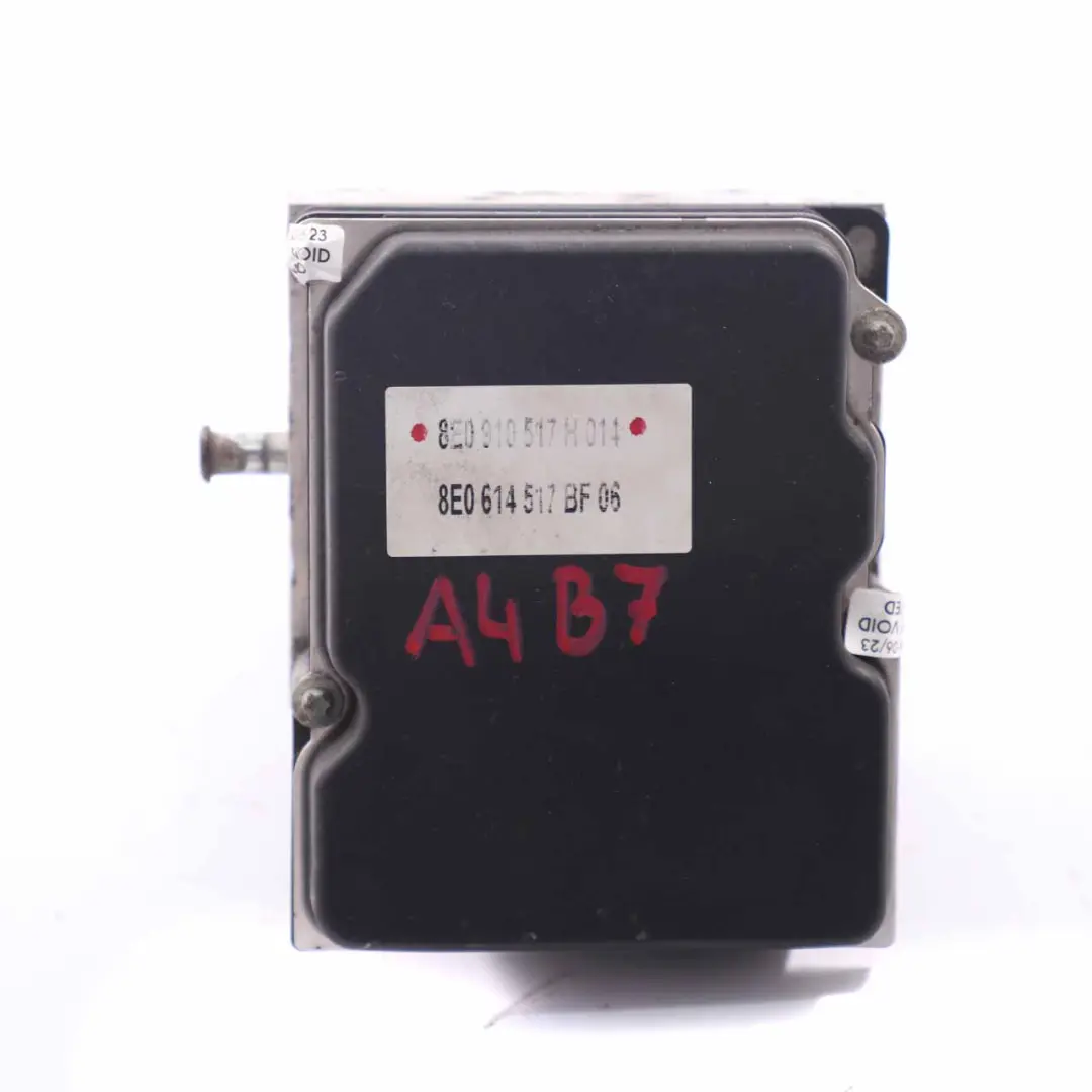 Brems Pumpe ABS Modul Hydraulische Steuerung Brems 014 für Audi A4 B7 mit Teilenummer 8E0910517H014 Audi A4 B7 Brems Pumpe ABS Modul Hydraulische Steuerung Brems 014 - SKU 8E0910517H - Teilenummer 8E0910517H014